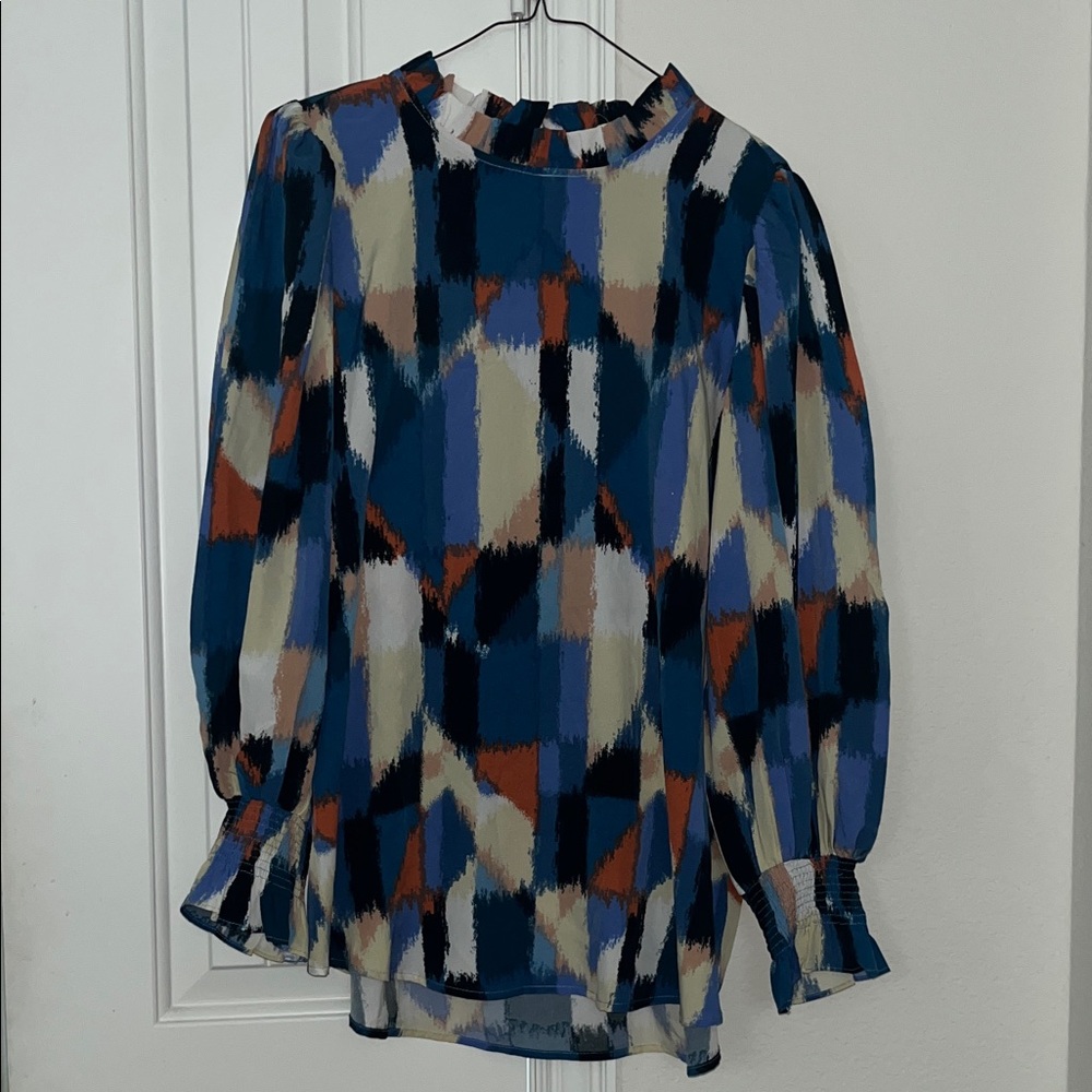 JODIFL Artistic Brushstroke Top